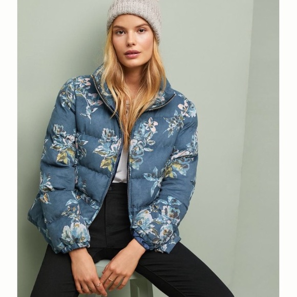 Anthropologie Jackets & Blazers - NWT Anthropologie Floral Puffer Coat